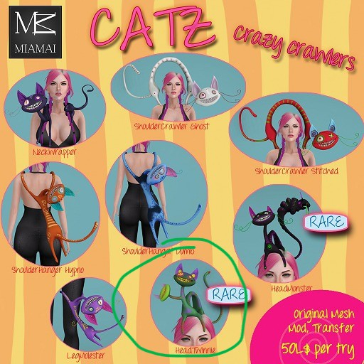 Miamai_CATZ_HeadTwinnie RARE