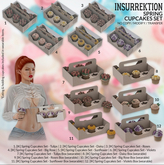 6. [IK] Spring Cupcakes Set - Violets (boxed)