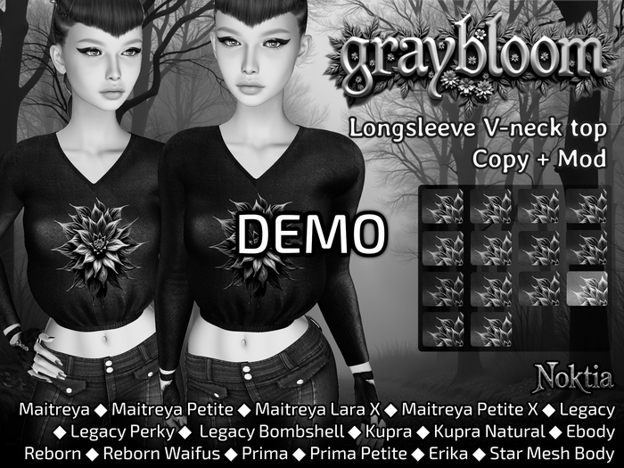 DEMO - Graybloom Shirt