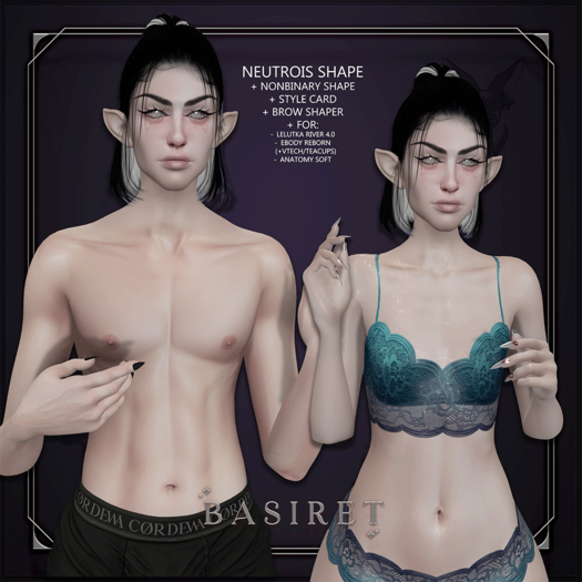 - B - Neutrois Shape