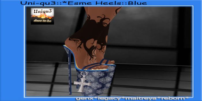 Uni-qu3::*Esme Heels*::Blue: 