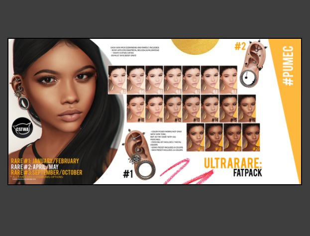 #RARE  1  ---SKIN SET - (January / February)  --- RARE