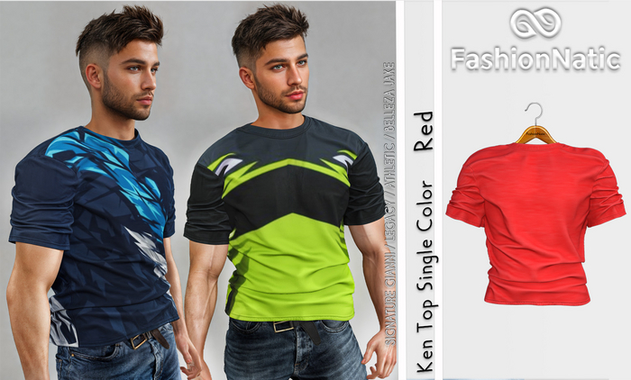 Top Ken Men's Red - Signature Gianni, Belleza Jake, Legacy, Athletic - FashionNatic