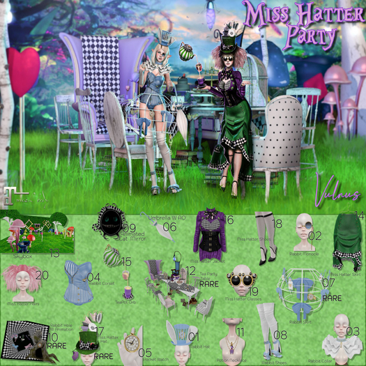 10 -Miss Hatter - Rabbit Hole RARE