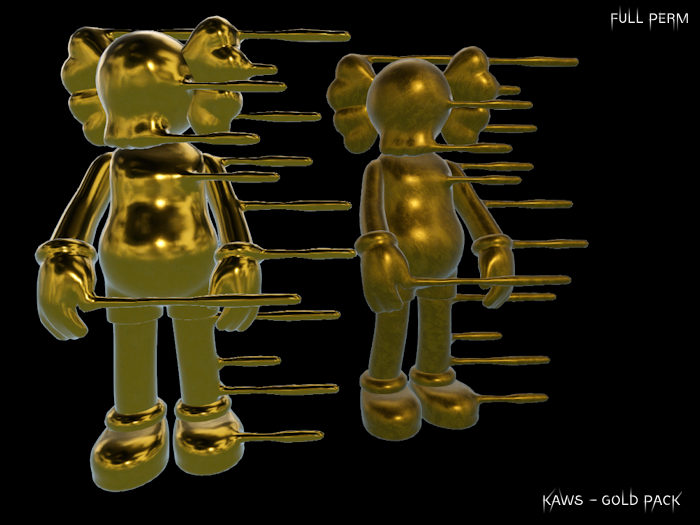 ~ VV ~ Liquid - Kaws - Gold PBR Pack