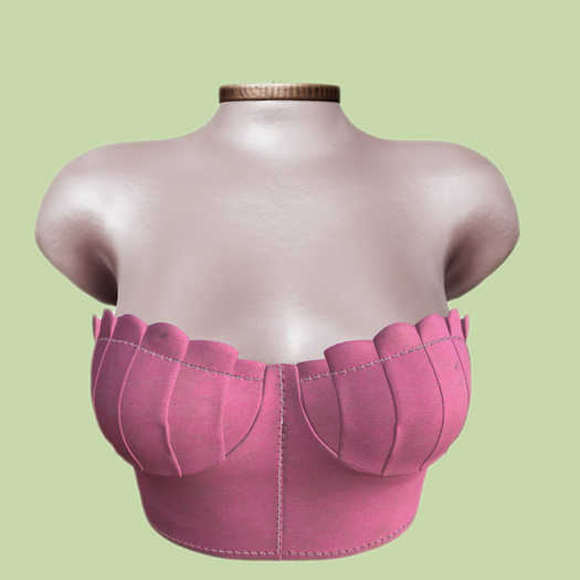 BLUEBELL Cindy Strapless Top Pink