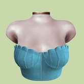 BLUEBELL Cindy Strapless Top AQUA