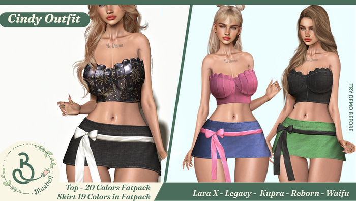 BLUEBELL Cindy Strapless Top Fatpack