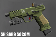 SH RP Prop Gun - SAR9 SOCOM (Female Version)