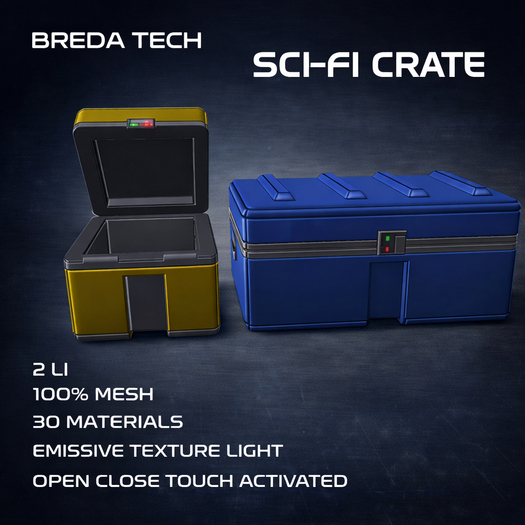 Breda Tech Sci-Fi Crate Box