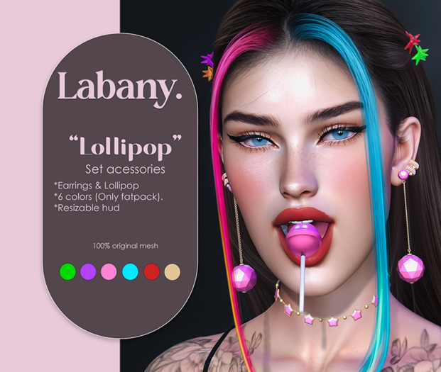 Labany. "Lollipop" accessories - All colors
