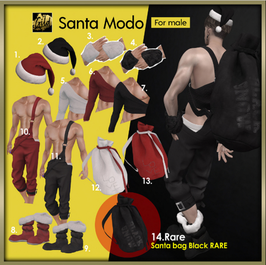[Gild] SET Santa Modo BLACK-Legacy
