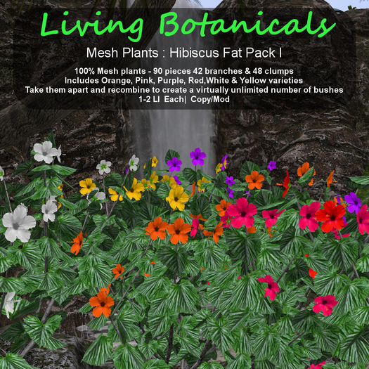 Inochi Botanicals : Mesh Plant - "Hibiscus" Fat Pack I