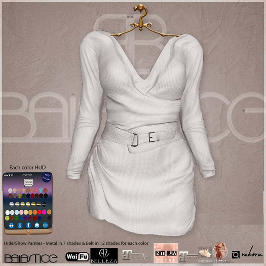 Baiastice_Elits Dress-White