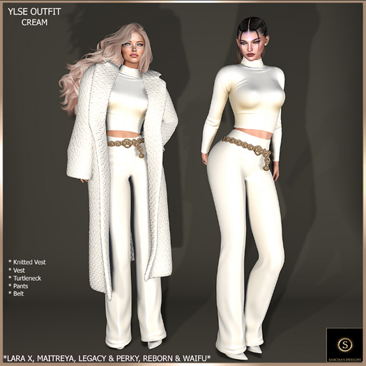 SAS - Ylse Cream Outfit (LaraX & MB)  