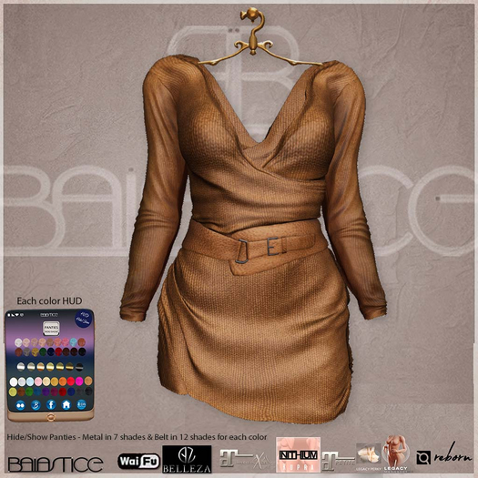 Baiastice_Elits Dress-Brown