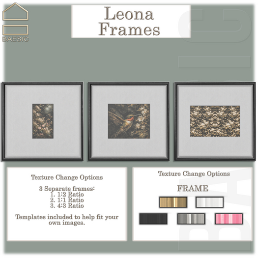 Baesic. Leona Frames