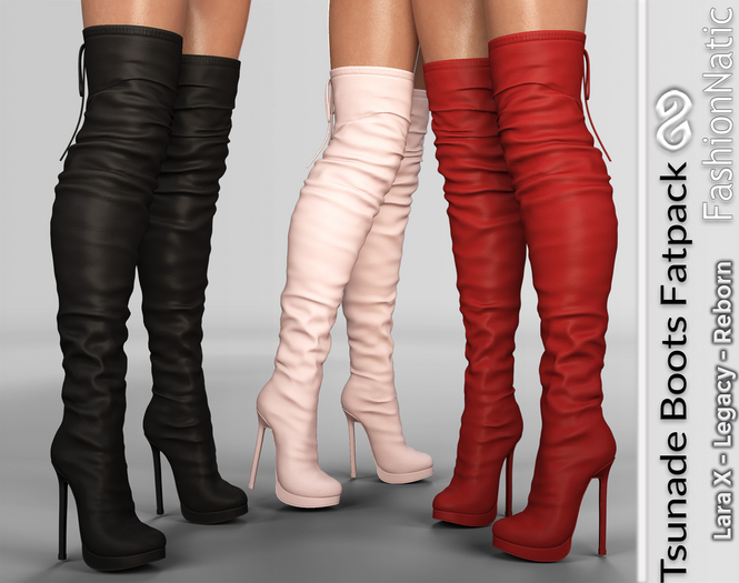 Boots Tsunade Fatpack Colors -  Reborn, Legacy, LaraX FashionNatic