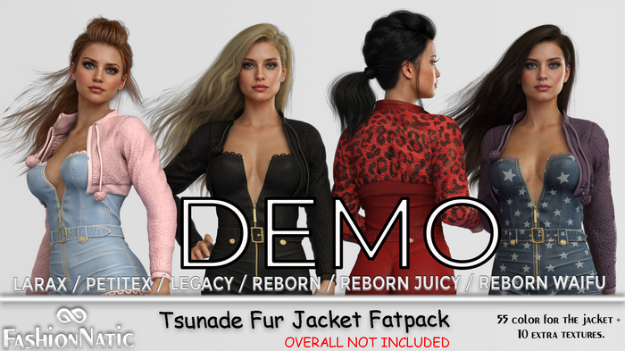 Demo Jacket Fur Tsunade - Reborn, Waifu, Legacy, LaraX, PetiteX FashionNatic