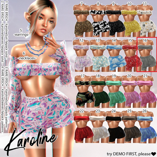 04. ERSCH - Karoline Sleeves {Kupra} -patterns- RARE