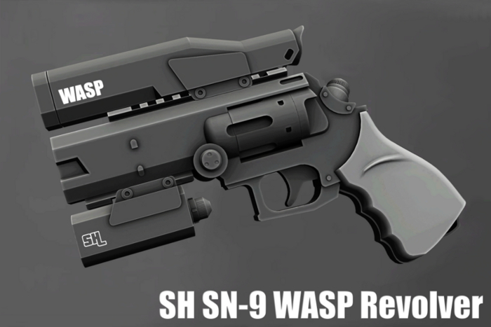SH SN-9 WASP Revolver rev0 (Female Version)