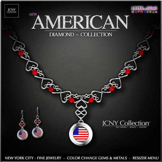 JCNY - 'AMERICAN Diamond, Hyper-Gems Jewelry Set