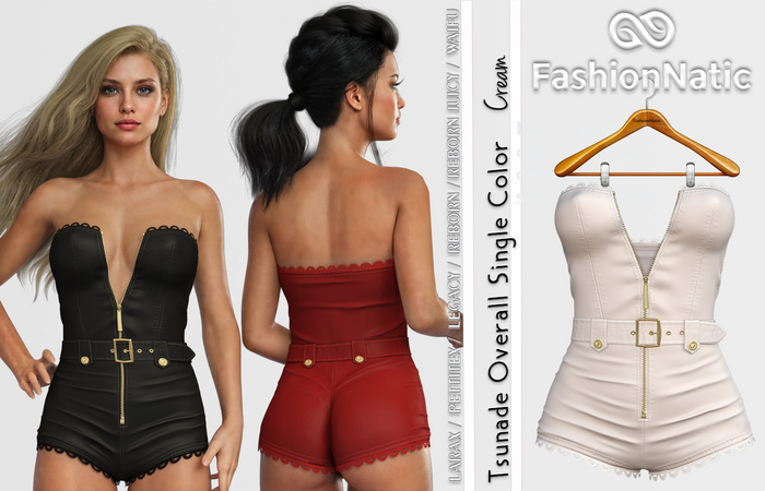 Overall Tsunade Cream - Reborn, Waifu, Juicy, Legacy, LaraX, PetiteX FashionNatic