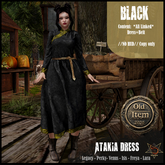 //R3D// Medieval Dress - Atakia Black