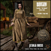 //R3D// Medieval Dress - Atakia Brown