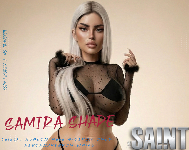 -THE SAINT-Samira Shape For LeLUTKA AVALON Head 4.0EVOX