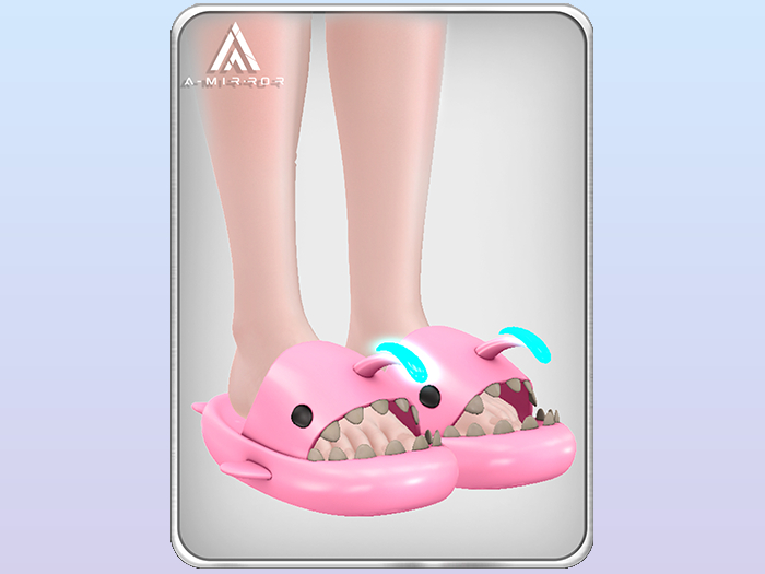 A.MIRROR - Abyss Cute Slide FLAMINGO