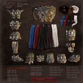 09 Fallen SCARF Brown - [AD]