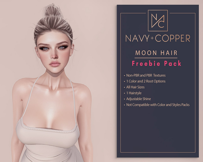 Navy+Copper - Moon FREEBIE PACK