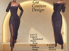 "GCD" Grace Shimmering Gown Pink