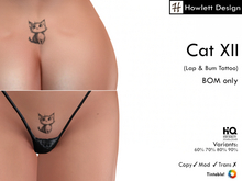 [HDesign] Cat XII (Lap & Bum Tattoo)