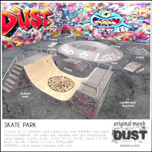 3 DUST: Skate Park  Ramp 3