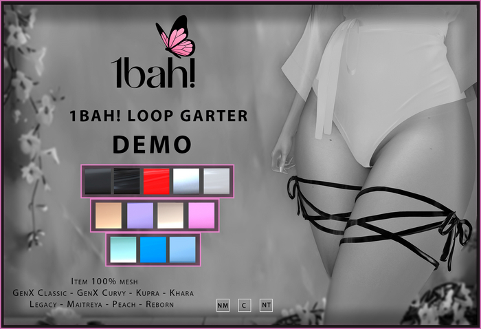 1Bah! Loop Garter - DEMO
