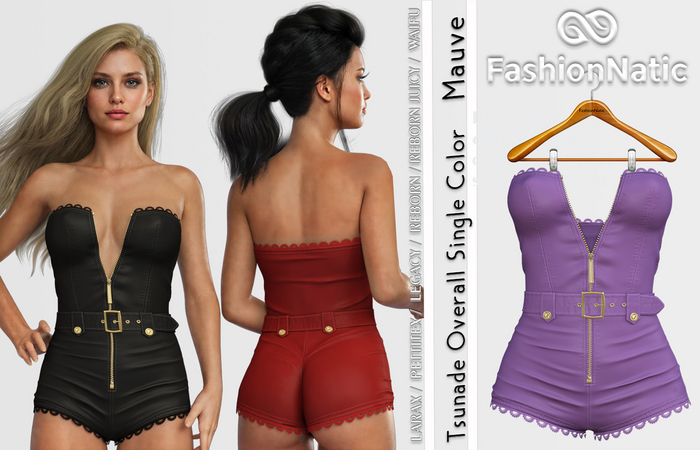 Overall Tsunade Mauve - Reborn, Waifu, Juicy, Legacy, LaraX, PetiteX FashionNatic