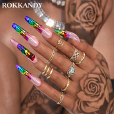 Rainbow Brite Nails