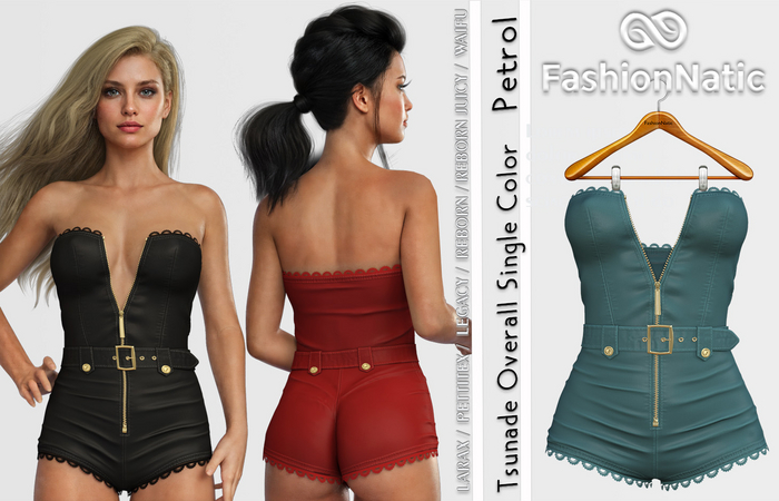 Overall Tsunade Petrol - Reborn, Waifu, Juicy, Legacy, LaraX, PetiteX FashionNatic