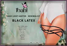1Bah! Loop Garter - MINIMALIST - BLACK