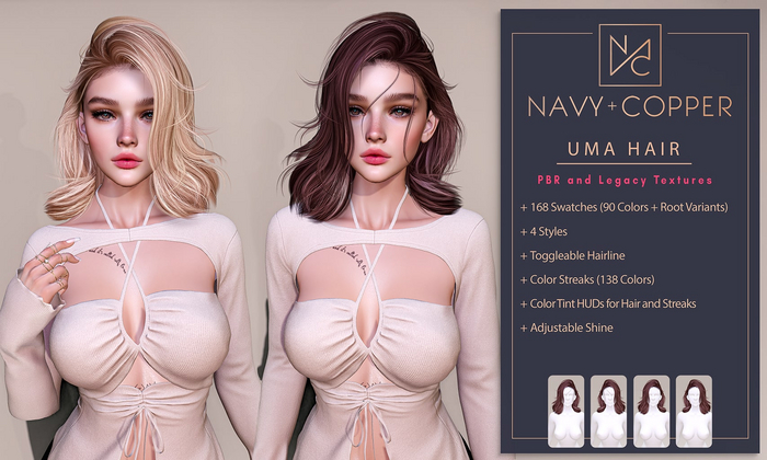 Navy+Copper - Uma BLOGGERS PACK DEMO