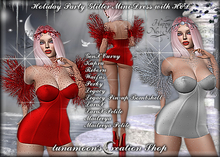 Holiday Party Glitter Mini-Dress with HUD