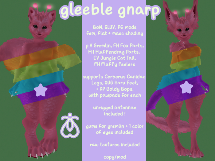 mothly. gleeble gnarp - fatpack