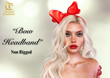 TC - Red Bow HeadBand