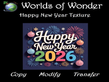 WoW 2026 Happy New Year Texture