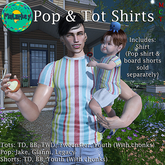 Malarkey Pop Shirt - Soft Stripe(REZZ ME)