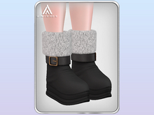 A.MIRROR - Santa Klaus Boots MIDNIGHT