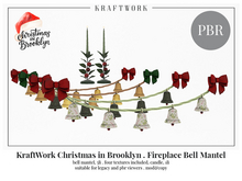 KraftWork Christmas in Brooklyn Fireplace Bell Mantel (Add Me)