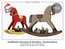 KraftWork Christmas in Brooklyn Wooden Horse (Add Me)
